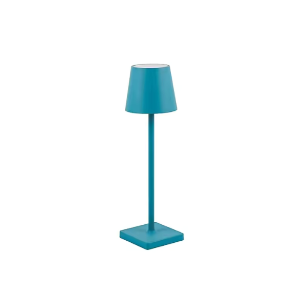 EternoLight | Trådløs Bordlampe – Hyggebelysning til Hjem og Have Blå Nuvenci.dk