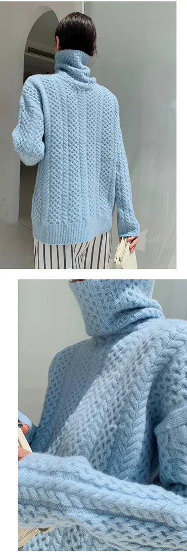 Exquisit | Luksuriøs Kashmir Rullekravetrøje Nuvenci.dk