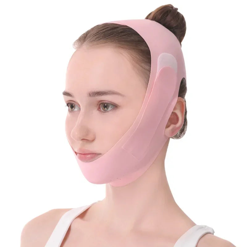 FaceLift | Ansigtsmaske for V-Linje Konturering Pink Nuvenci.dk