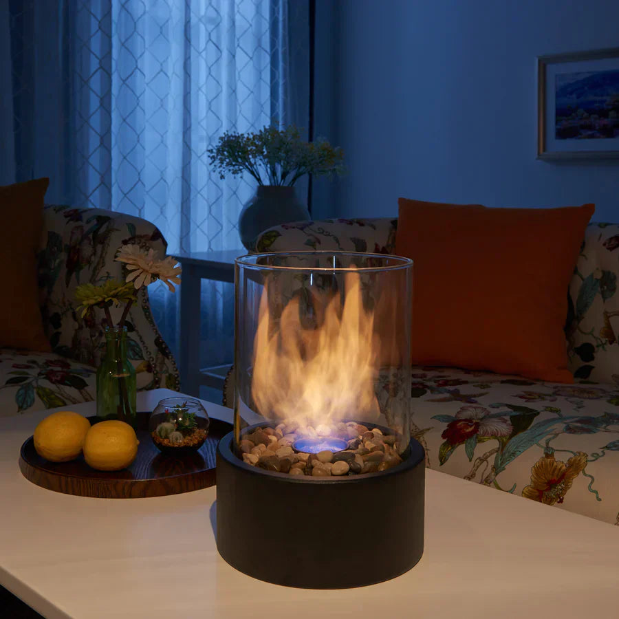 FlameAura | Bordbiopejs – Skab varme og atmosfære Nuvenci.dk