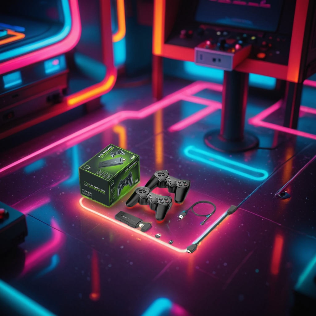 GamePort | Retro Spilkonsol med 20.000 Klassikere Nuvenci.dk