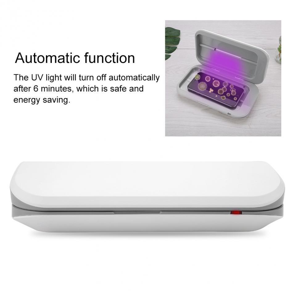 GermShield | UV Telefon Sanitizer – Hurtig & Sikker 6-minutters rengøring Nuvenci.dk