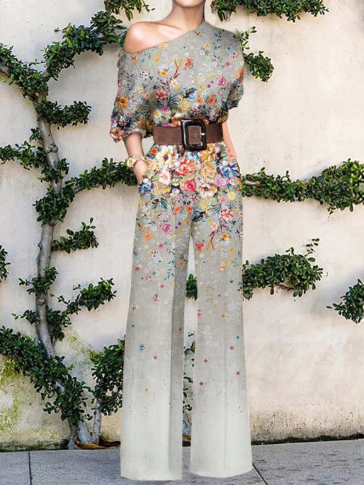 Gianna | Elegant & Tidløs Overall | Dame Grå Nuvenci.dk