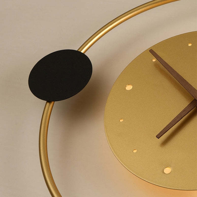 GlowClock | Moderne Væglampe Med Ur Nuvenci.dk
