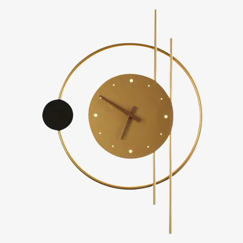 GlowClock | Moderne Væglampe Med Ur Nuvenci.dk
