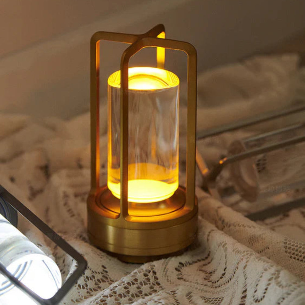 GlowEase | LED Bordlampe – Justerbar Hyggebelysning Nuvenci.dk