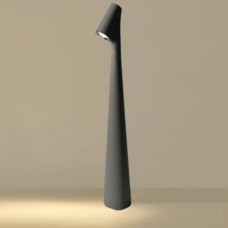 Glowline - Kordeløs Bordlampe Med Slank Profil Grå Nuvenci.dk