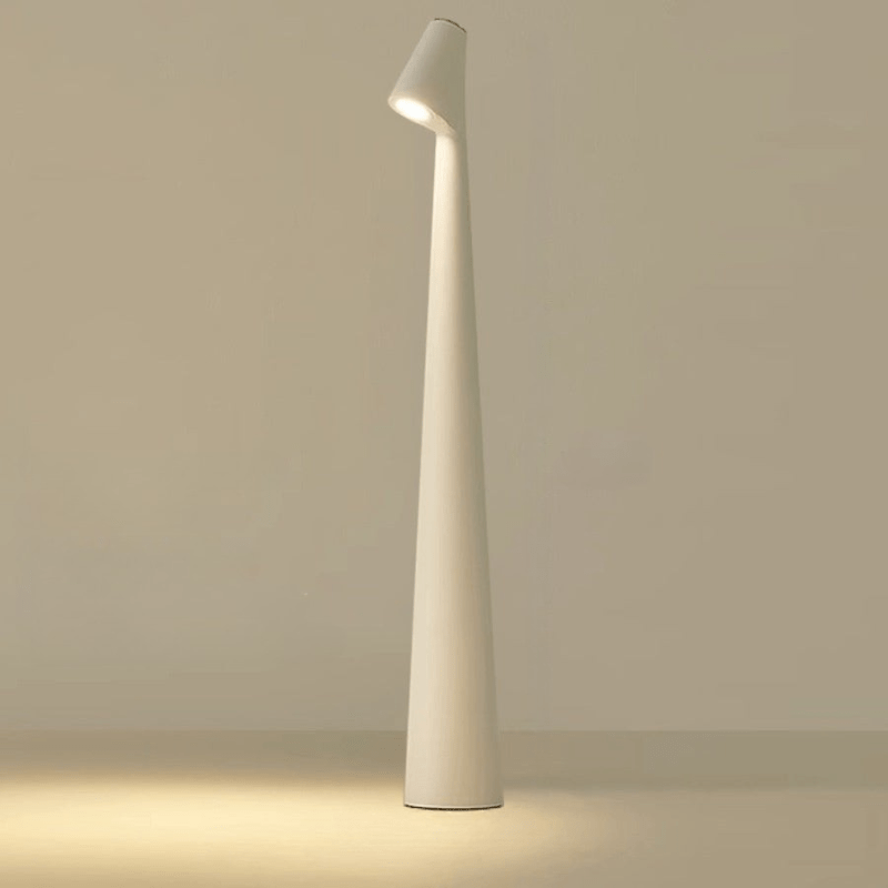 Glowline - Kordeløs Bordlampe Med Slank Profil Hvid Nuvenci.dk