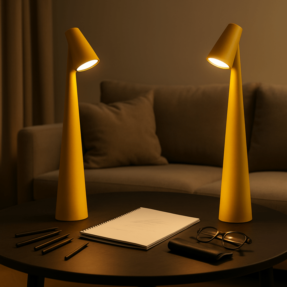 Glowline - Kordeløs Bordlampe Med Slank Profil Nuvenci.dk