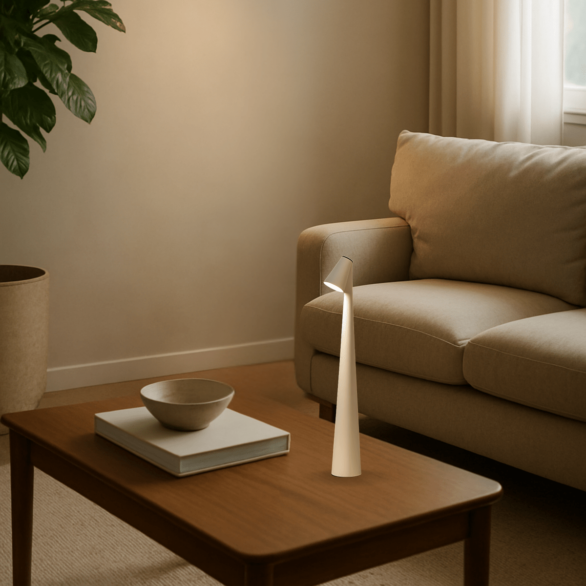 Glowline - Kordeløs Bordlampe Med Slank Profil Nuvenci.dk