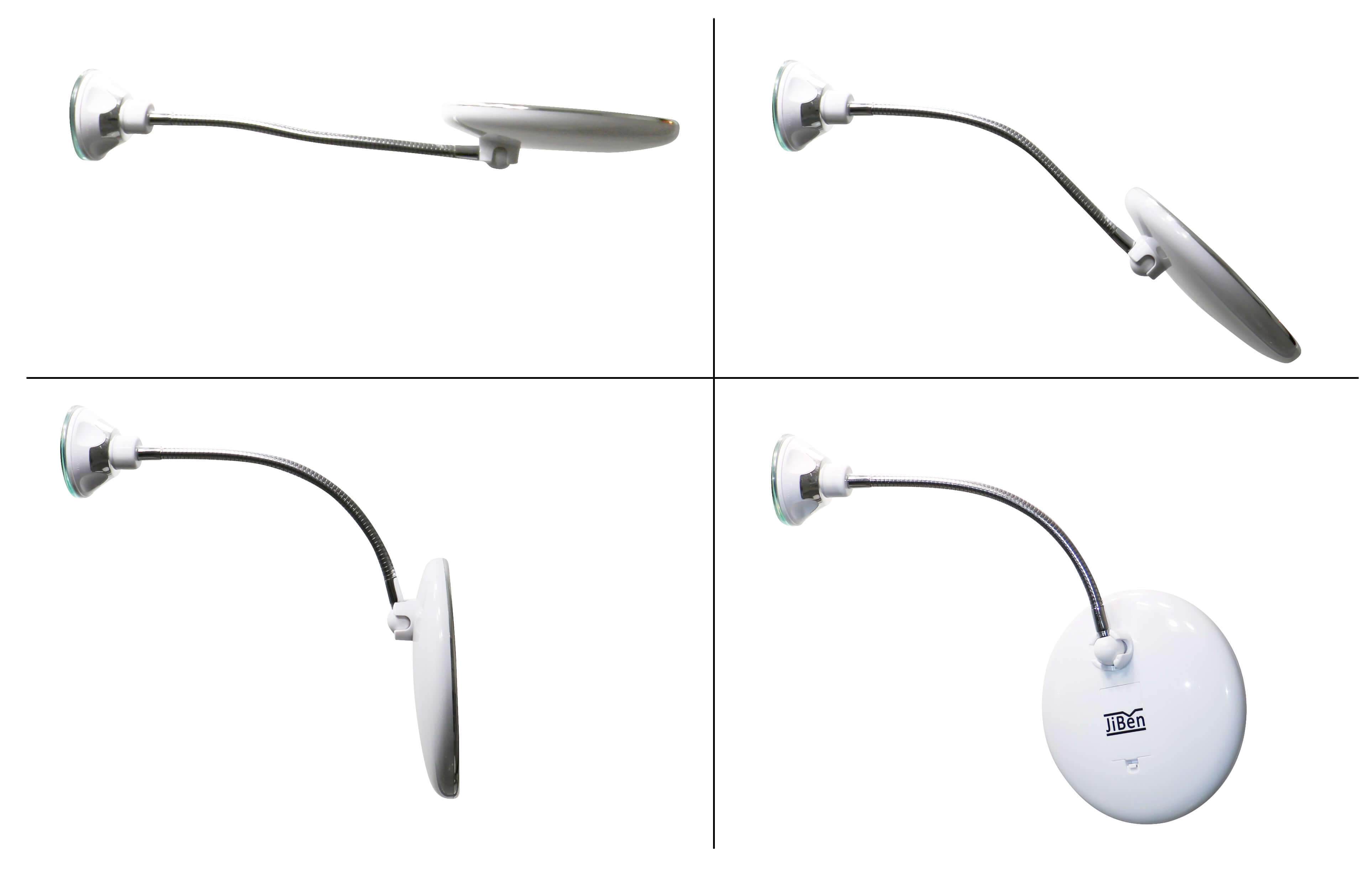 GlowMirror | Fleksibelt Makeup Spejl med Dagslys-LED Nuvenci.dk