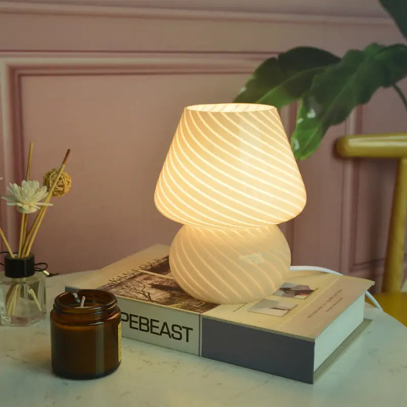 GlowMushroom | Kreativ og Vintage Murano-Svampe Lampe Nuvenci.dk