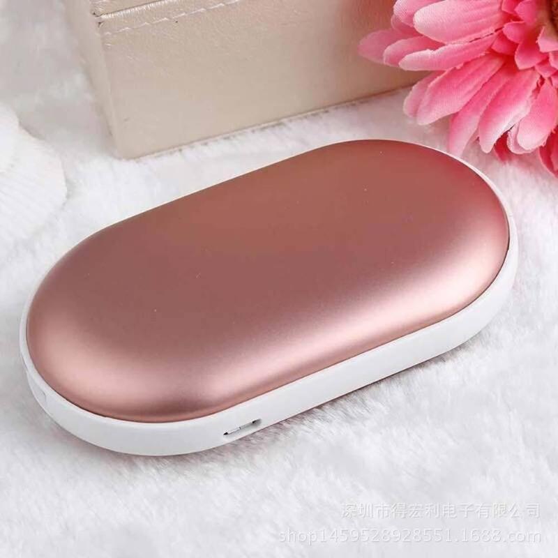 HandBoost | Håndvarmer & Powerbank – Hurtig Varme og Opladning Roséguld 1 (Fungerer til begge hænder) Nuvenci.dk