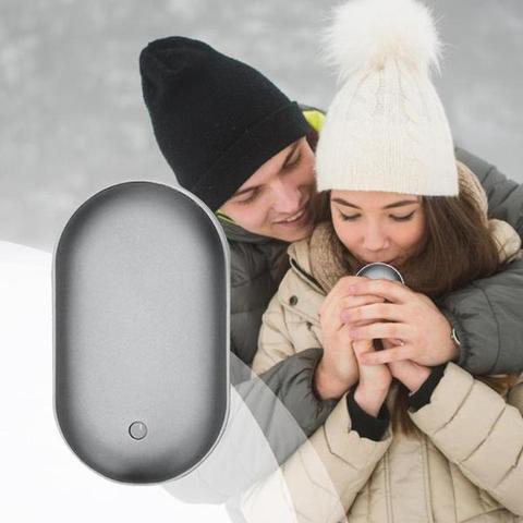 HandBoost | Håndvarmer & Powerbank – Hurtig Varme og Opladning Sølv Nuvenci.dk