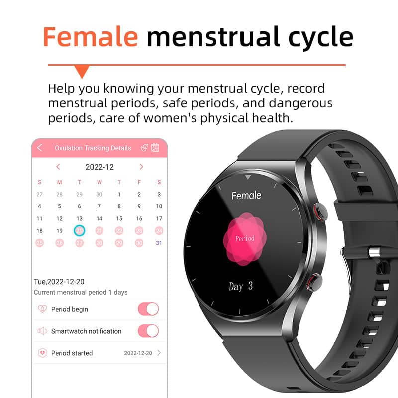 HealthPulse | Smartwatch – Hjertemonitor & Sundhedsoverblik Nuvenci.dk