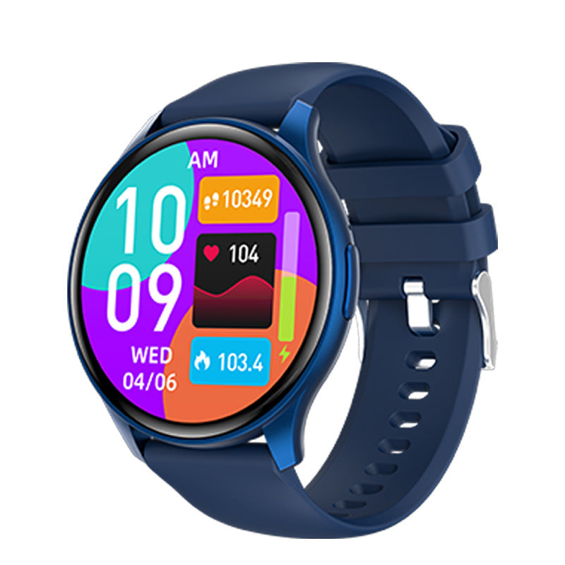 HealthSync | Avanceret sundhedsovervågnings-smartwatch BC Z1 blå Nuvenci.dk