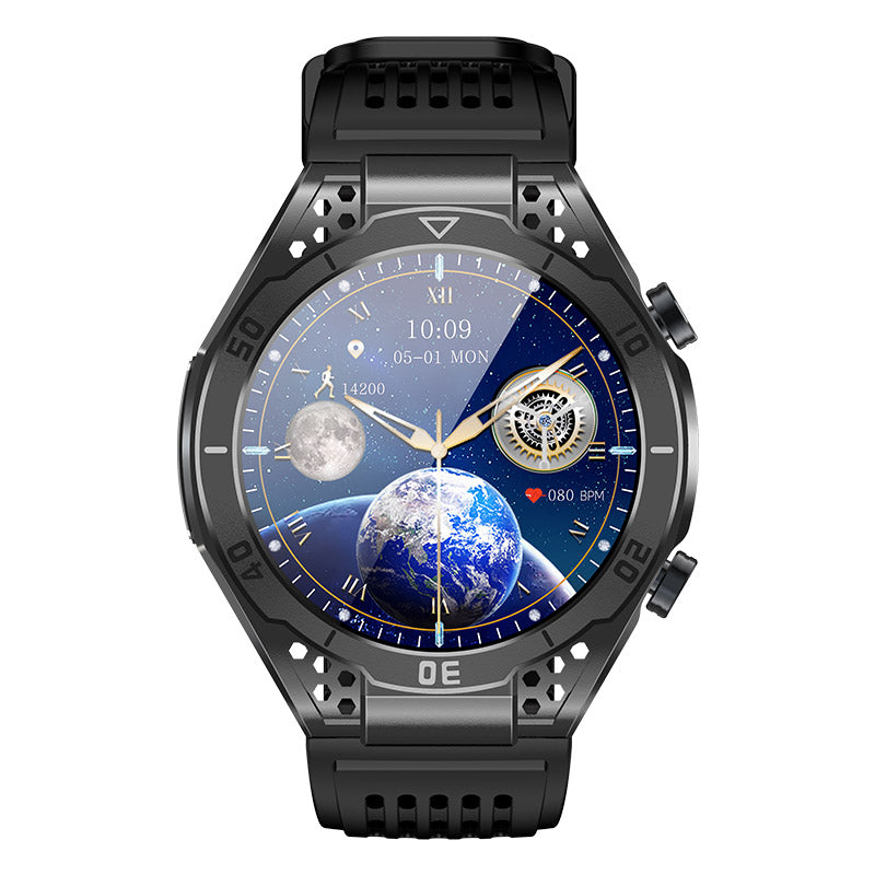 HealthSync | Avanceret sundhedsovervågnings-smartwatch Q80 Sort Nuvenci.dk