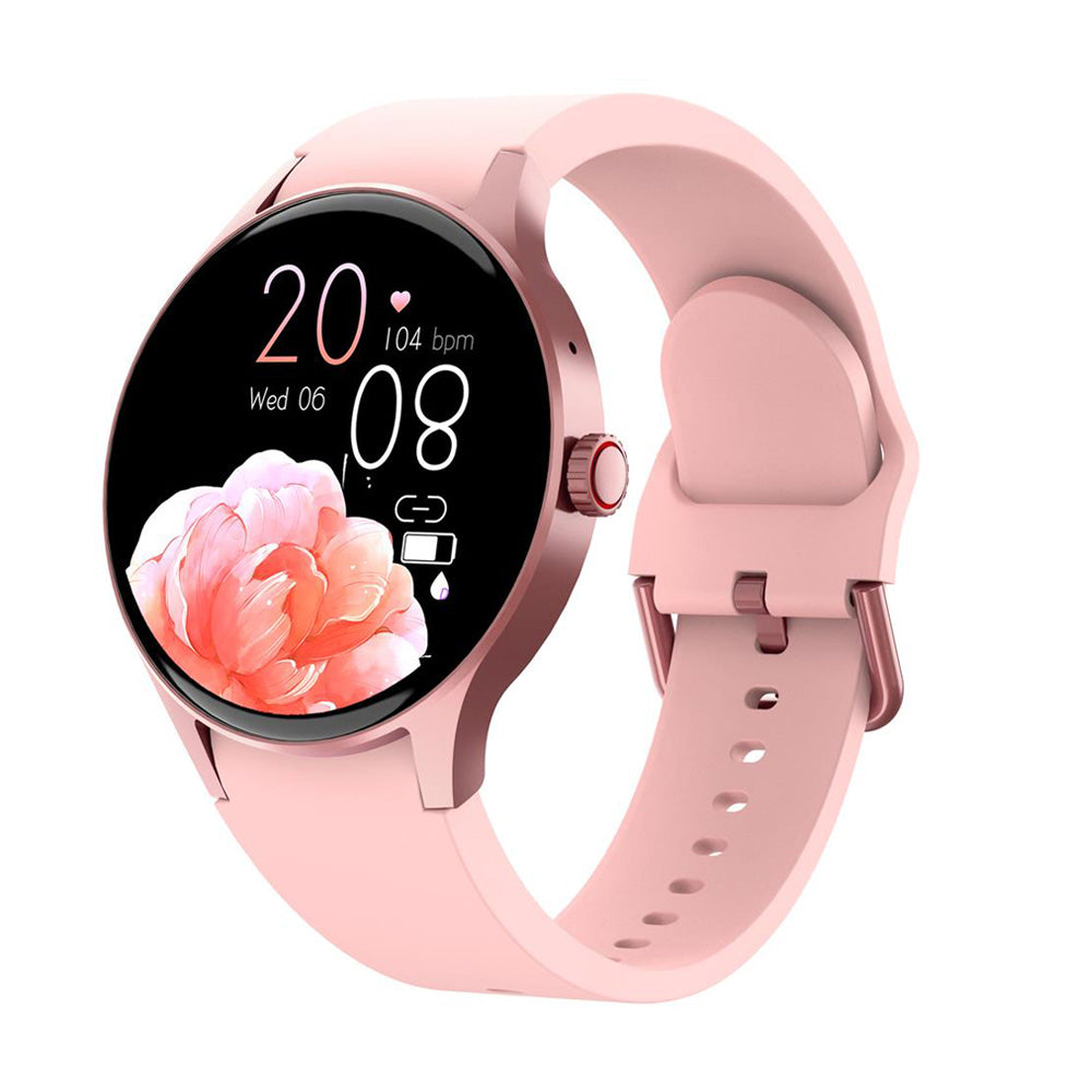 HealthSync | Avanceret sundhedsovervågnings-smartwatch Y80 Sakura Rosa Nuvenci.dk