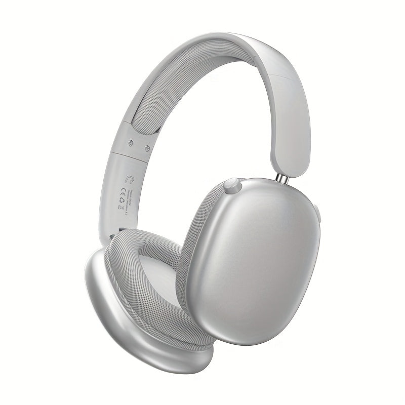 HearMate | Over-Ear Hovedtelefoner med Lang Batteritid og Hurtig Opladning Sølv Nuvenci.dk