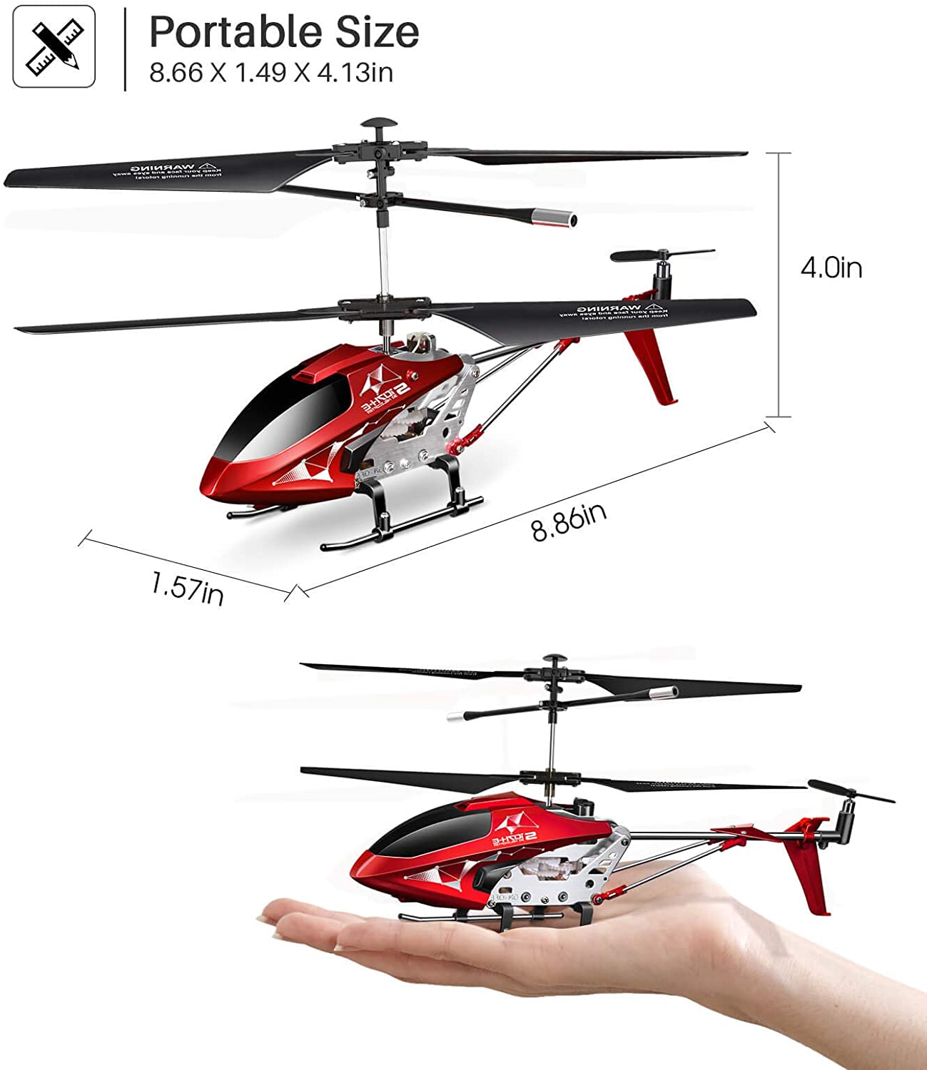 HeloFly | S107H Fjernbetjening Helikopter Nuvenci.dk