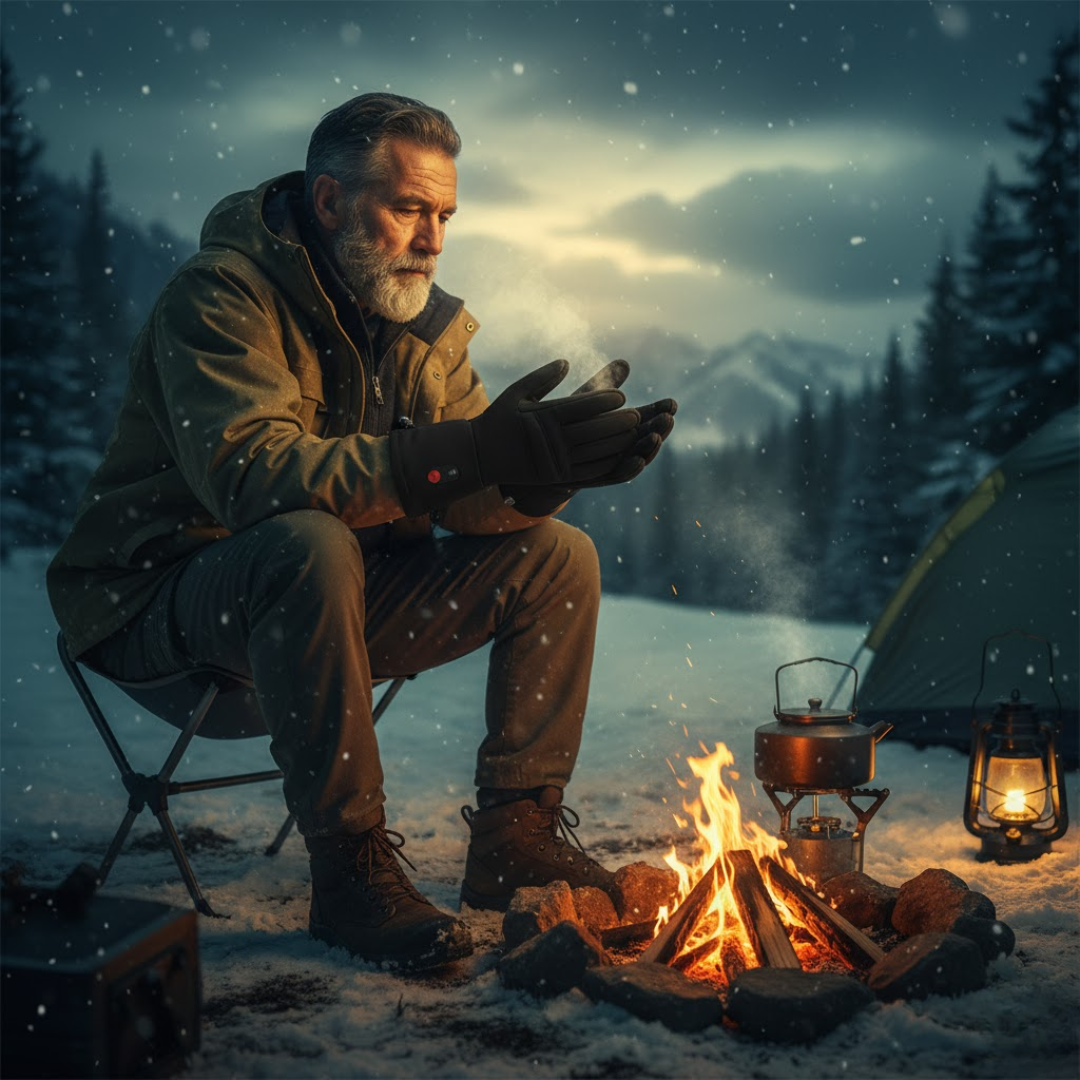 GloveHeat | Vinterhandsker – USB-opvarmning & Touchscreen Nuvenci.dk