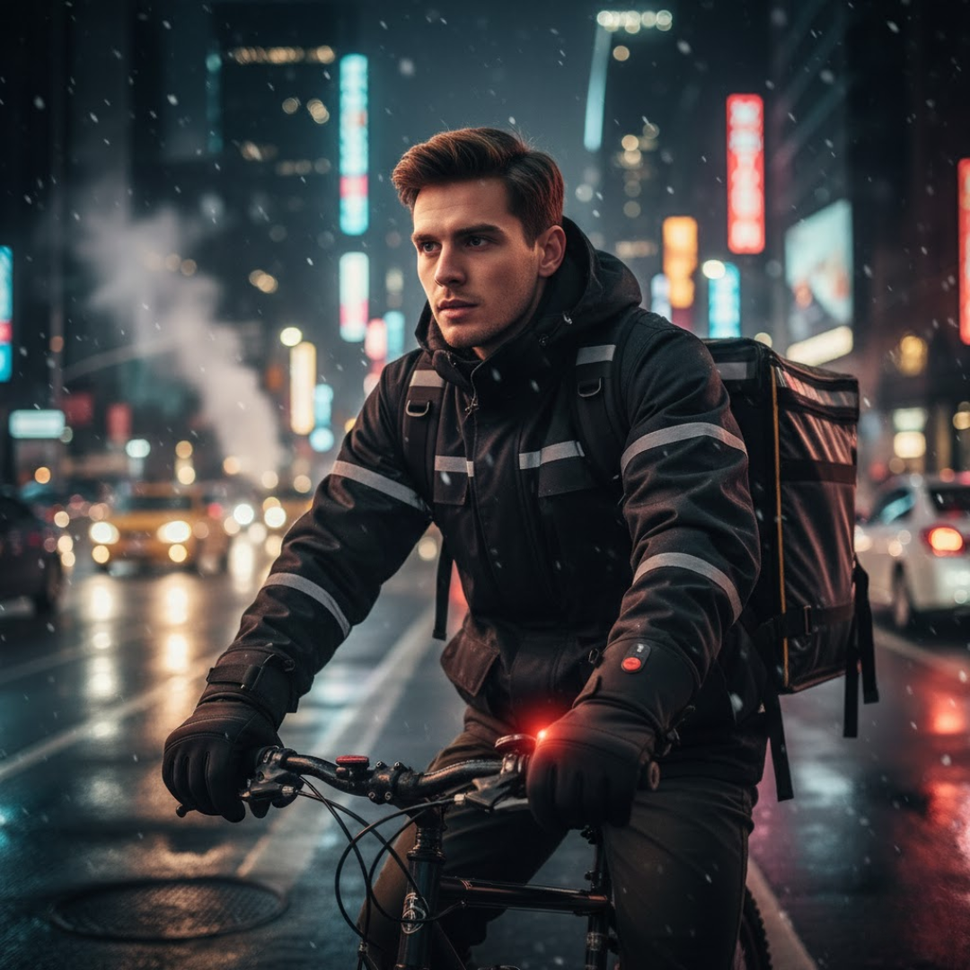 GloveHeat | Vinterhandsker – USB-opvarmning & Touchscreen Nuvenci.dk