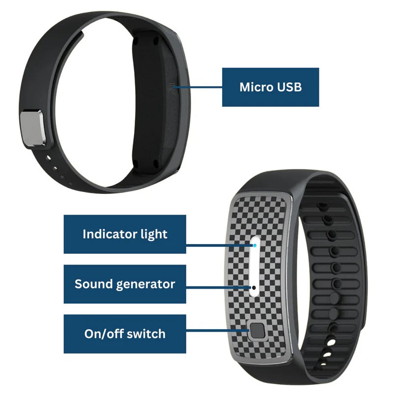 ZappBand | EcoMosquito Beskyttelsesarmbånd