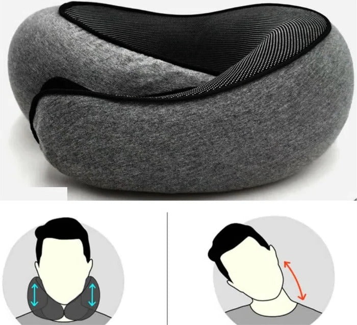 Neck360 | Rejse-Nakkepude i Memory-Skum