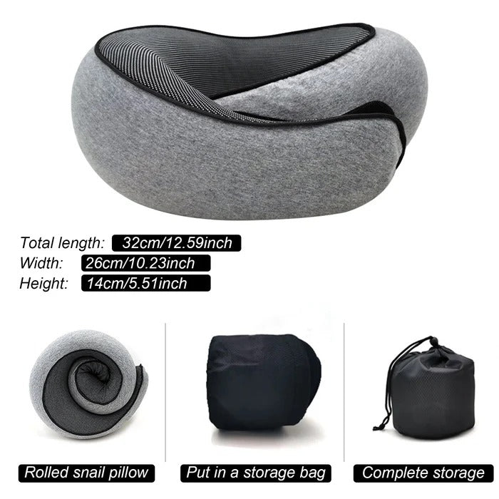 Neck360 | Rejse-Nakkepude i Memory-Skum
