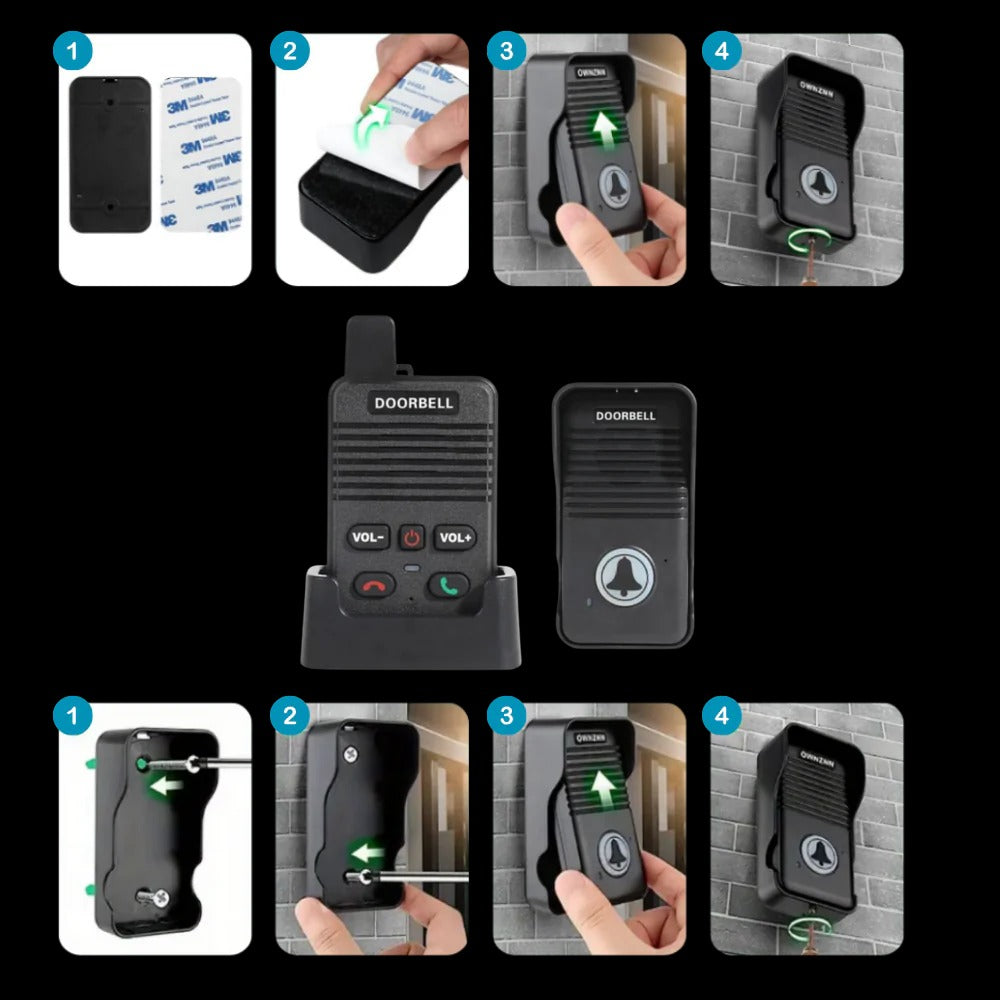 TalkBell | Avanceret kommunikations-intercom-dørklokke