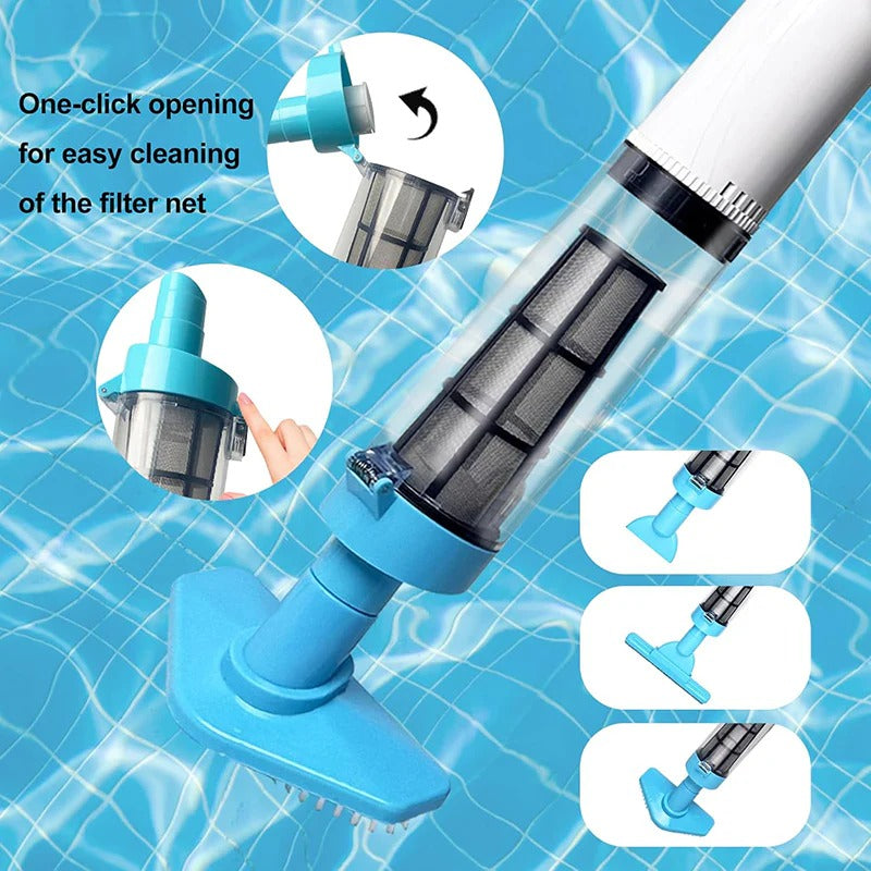 AquaSweep | 3 i 1 trådløs, genopladelig poolstøvsuger