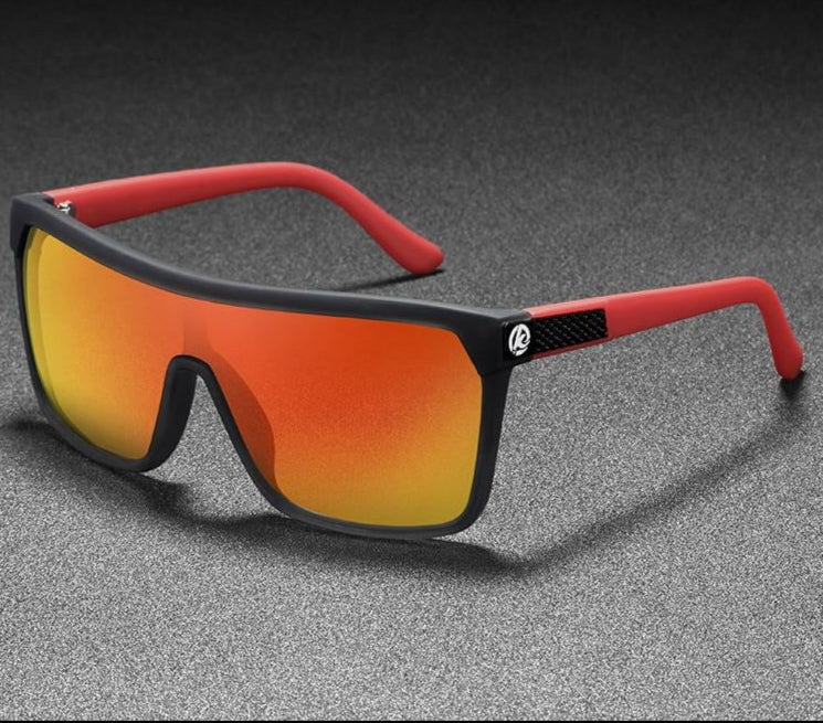 Jeff | Polariserede Solbriller med Elastik til Mænd Orange Nuvenci.dk