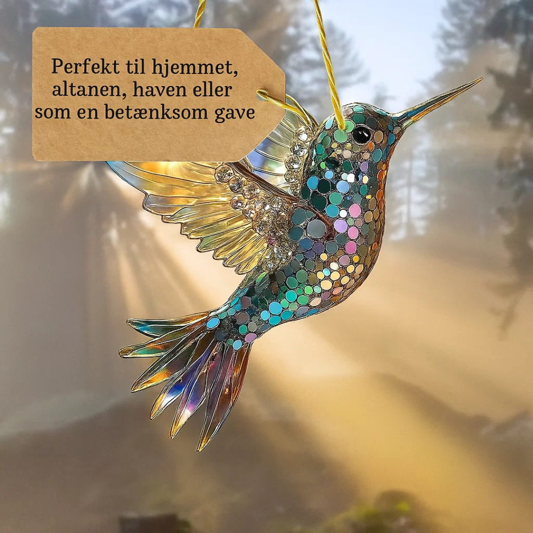 JoyWings | Farverig vinduesophæng med kolibri-solfangere Nuvenci.dk