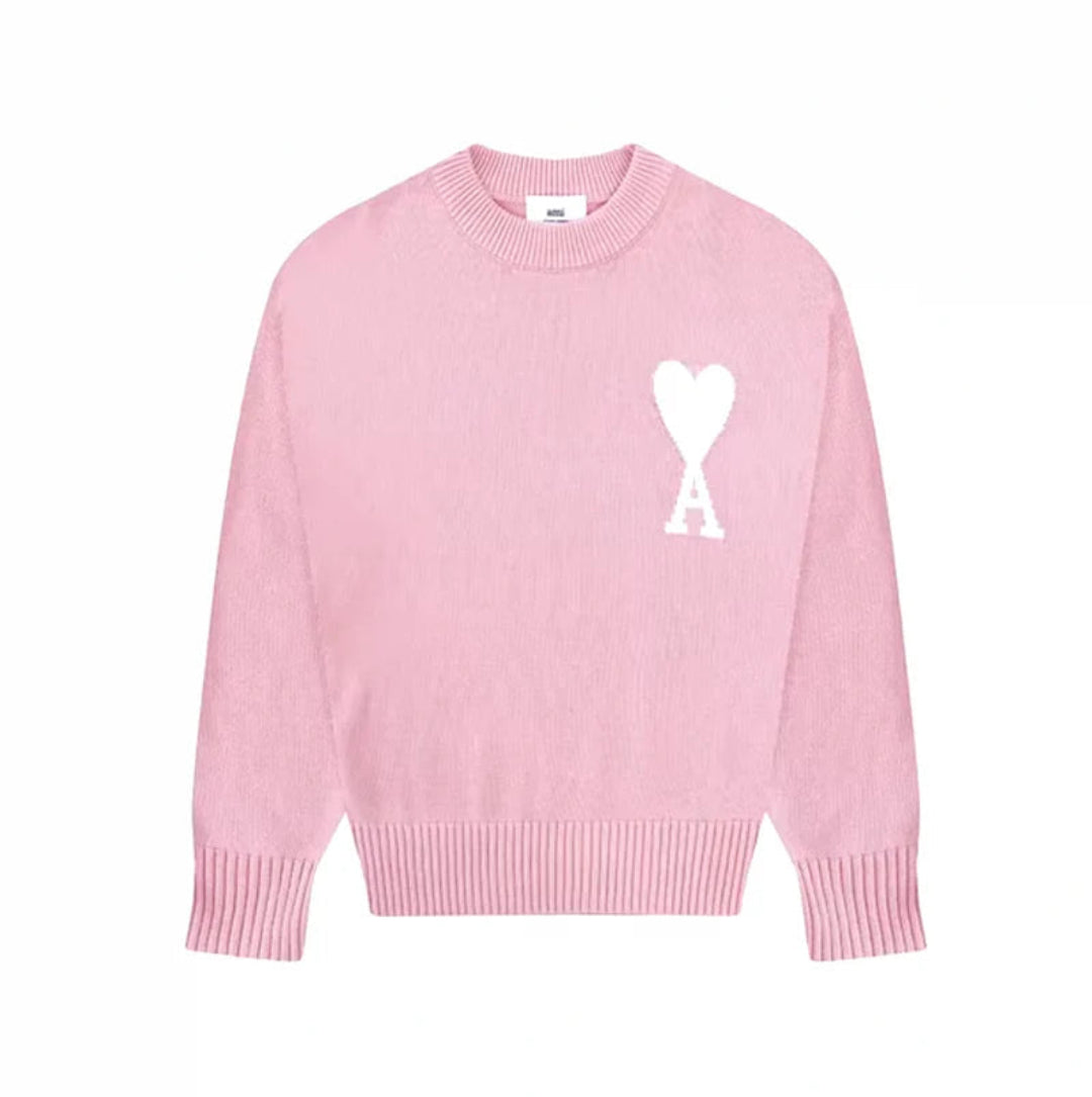 Kelly | Dame Sweater – Blød Varm Hverdagskomfort Rosa Nuvenci.dk