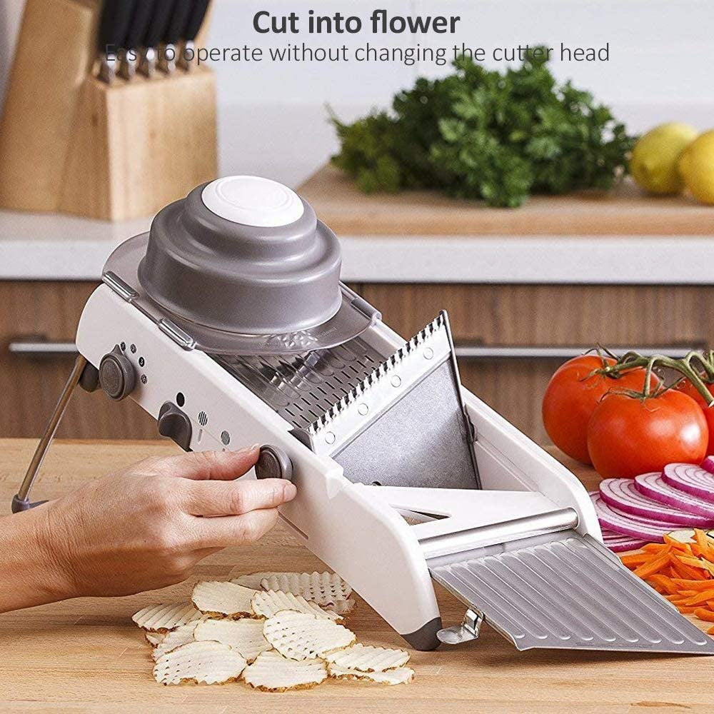 KitchenMaster | Hurtig, Præcis og Sikker Grøntsagsslicer Nuvenci.dk