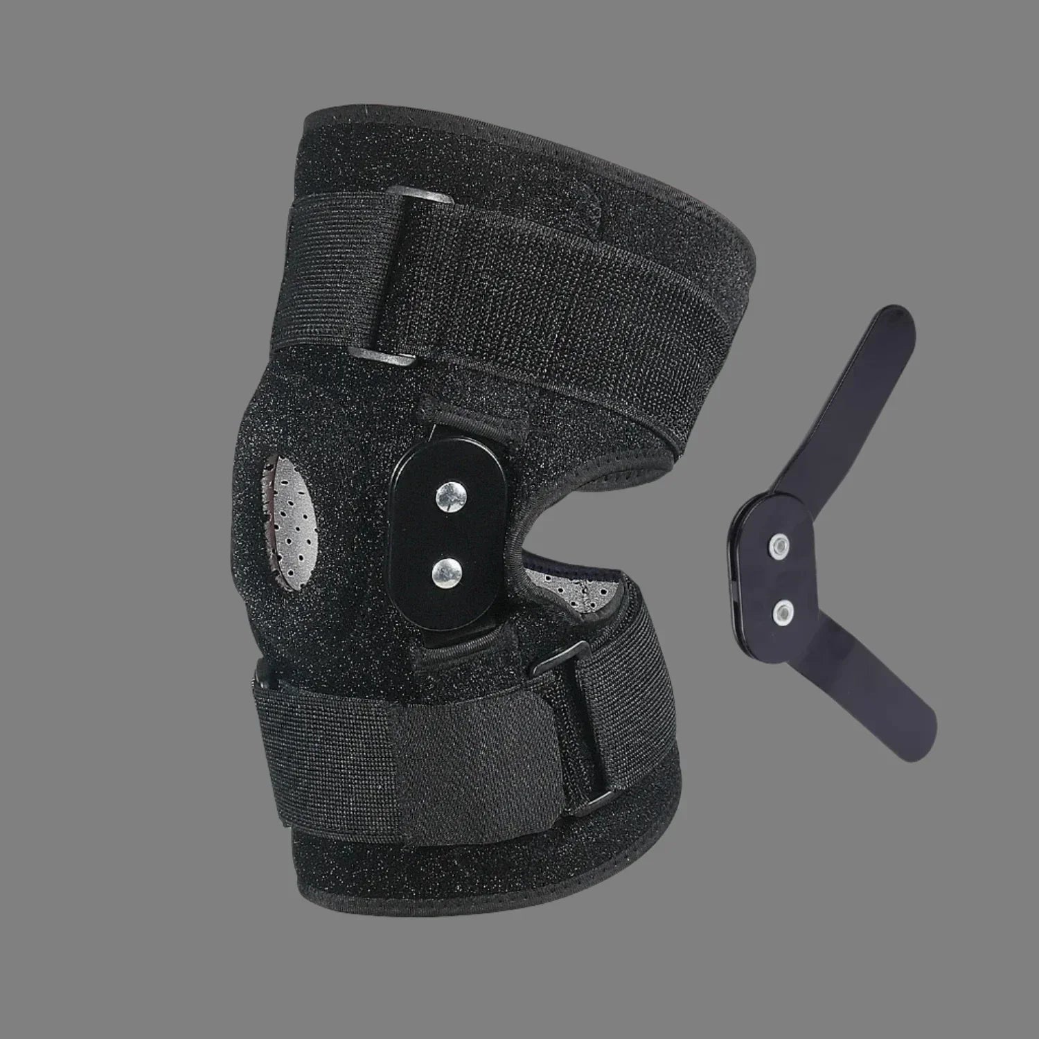 KneeShield | Justerbar knæbandage med optimal støtte XL - (50-58 cm) Nuvenci.dk