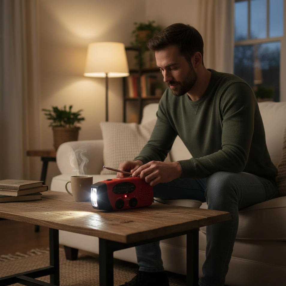 LifeCharge | 3-i-1 Nødradio – Strøm, Lys og Tryghed overalt Nuvenci.dk