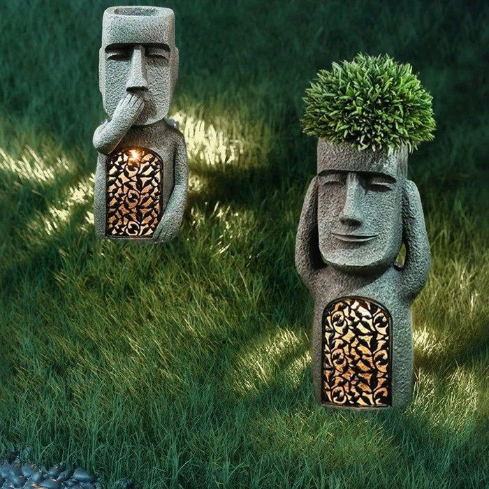LightPot | Havekrukke med Lys – Skulpturel Udendørs Dekoration Nuvenci.dk