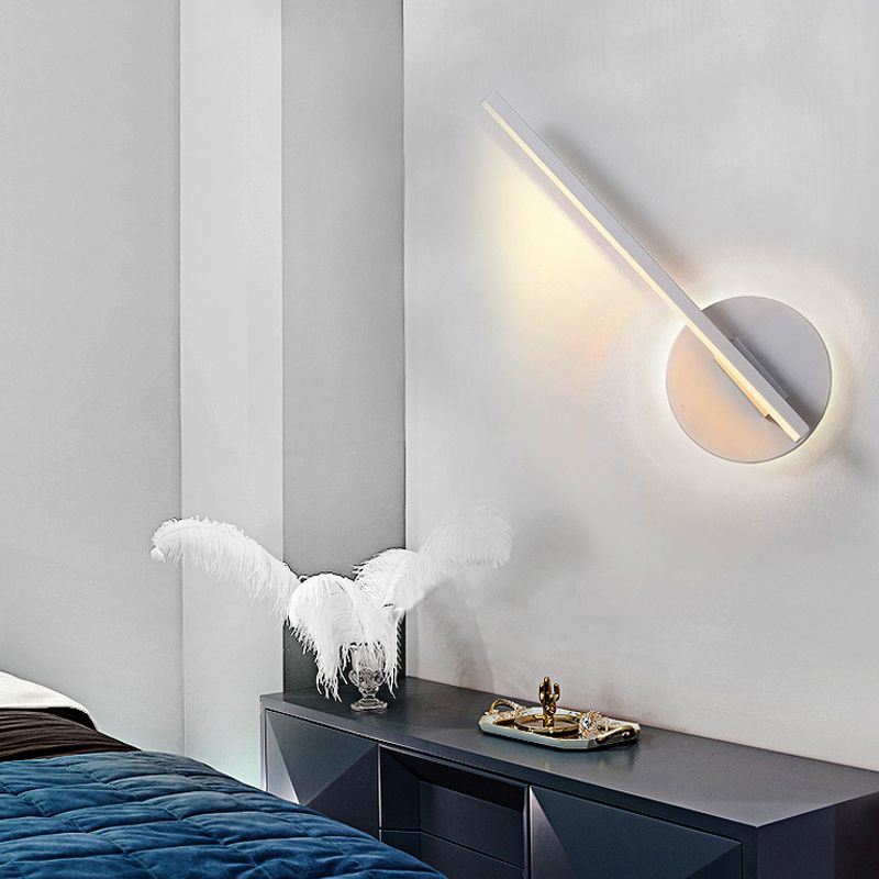 LinearGlow | Minimalistisk Væglampe Hvid Dagslys Hvid Nuvenci.dk