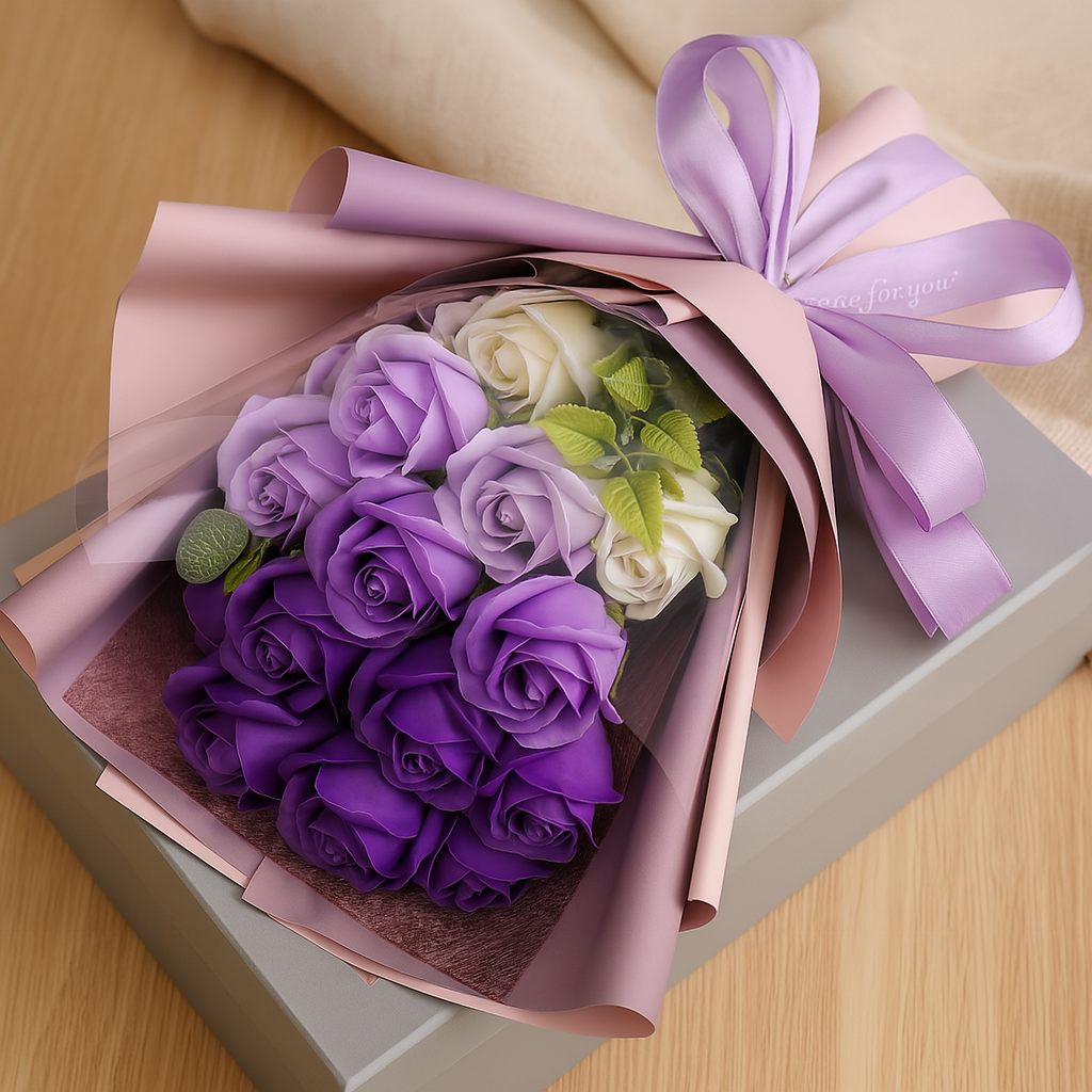 LovePetal | Rosenbuket – Evig Romantisk Gestus Lilla Nuvenci.dk