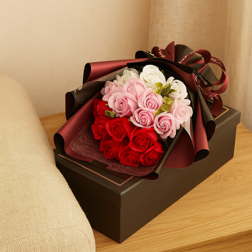 LovePetal | Rosenbuket – Evig Romantisk Gestus Rød Nuvenci.dk