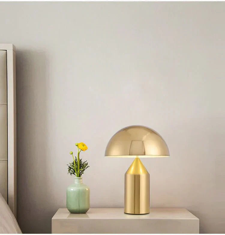LumiMush | Elegant Svampeformet og Moderne Design Guld Nuvenci.dk