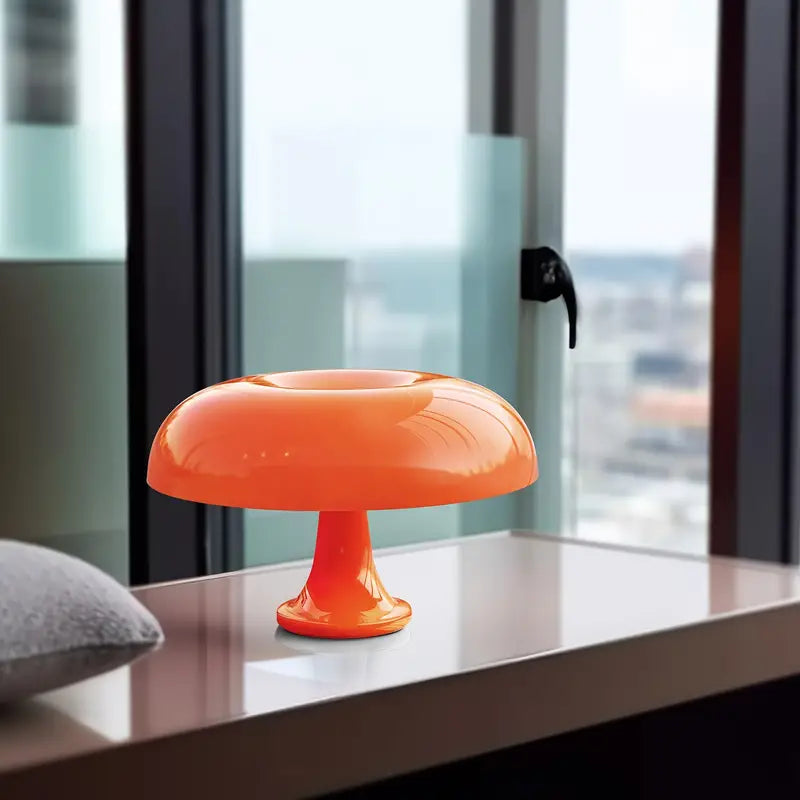 LuxSphere | Bærbar & Luksuriøs Svampebordlampe Orange Nuvenci.dk