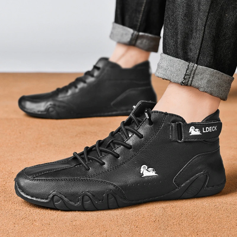 Matteo | Håndlavede italienske high-top sneakers Nuvenci.dk