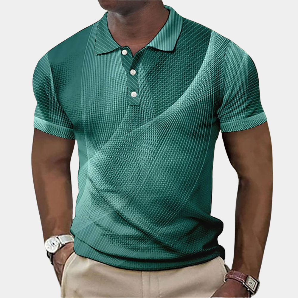 Mikkel | Klassisk Poloshirt med Moderne Snit | Herremode Mørkegrøn Nuvenci.dk