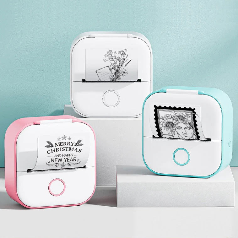 MiniPrinter | Bærbar trådløs inline-printer Rosa Nuvenci.dk