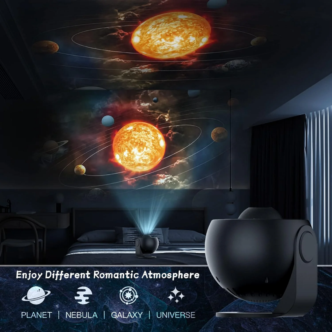 NebulaLight | Projektor – 360° Lys for Drømmende Atmosfære Nuvenci.dk