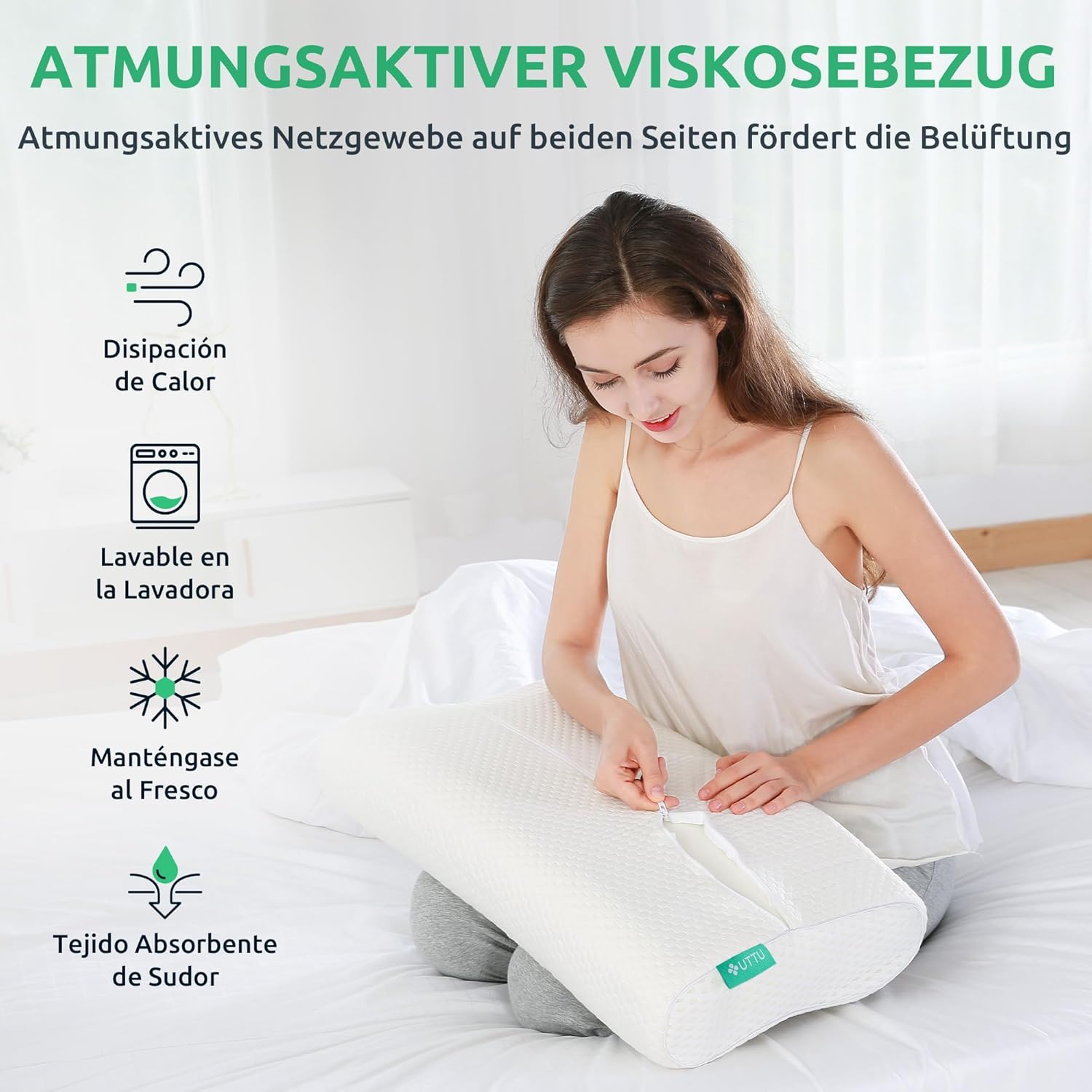 NeckNest | Ergonomisk Nakkestøttepude Nuvenci.dk