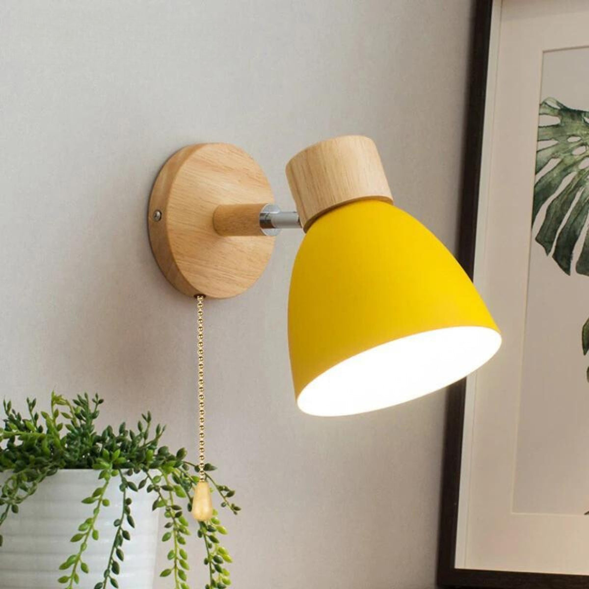 NordLight | Væglampe – Minimalistisk stil for hyggelig atmosfære Gul Nuvenci.dk