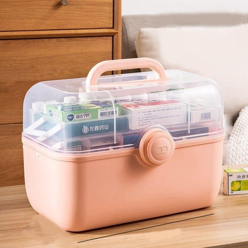 PilLora | Kompakt Medicinorganisering Pink Nuvenci.dk